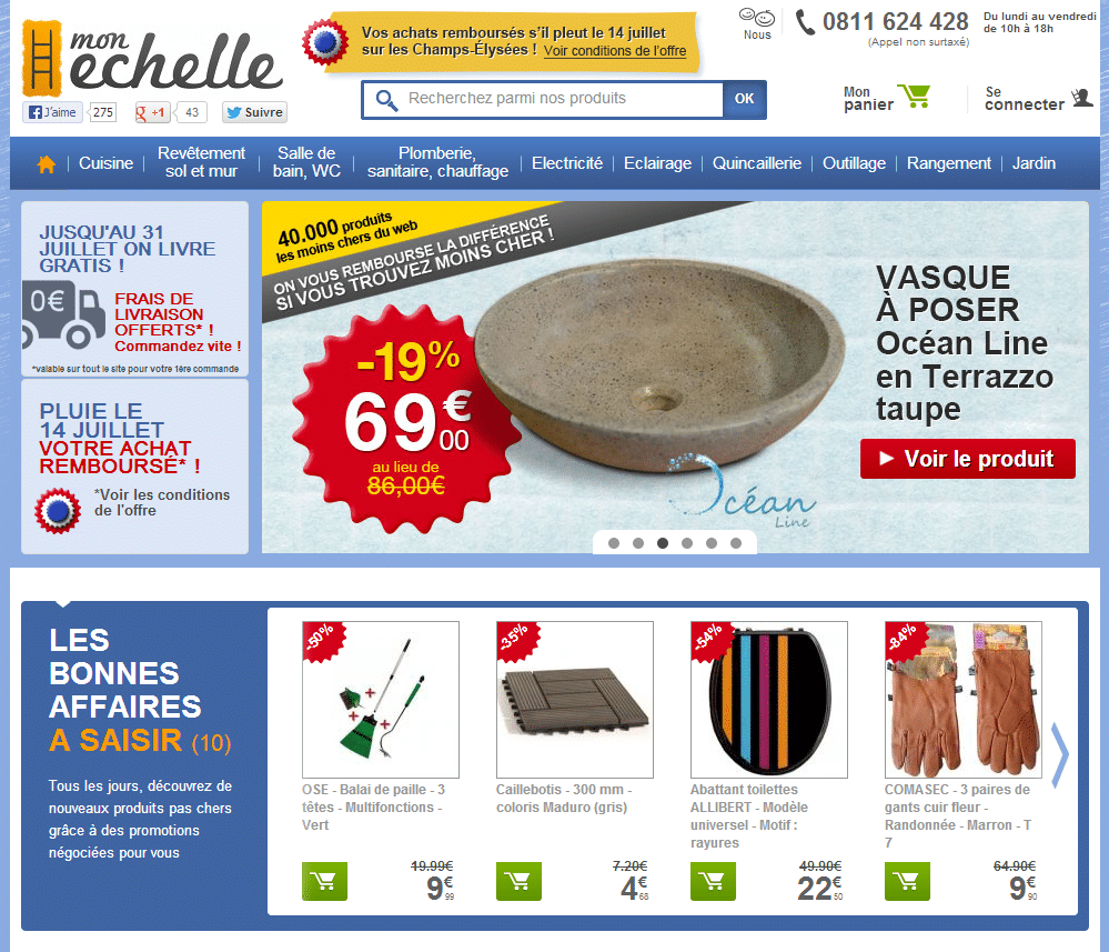 monechelle.fr marketplace bricolage